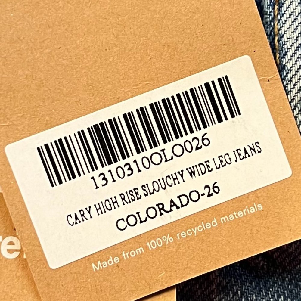 Reformation Cary High Rise Slouchy Wide Leg Jeans Size-23 NWT - Picture 7 of 12